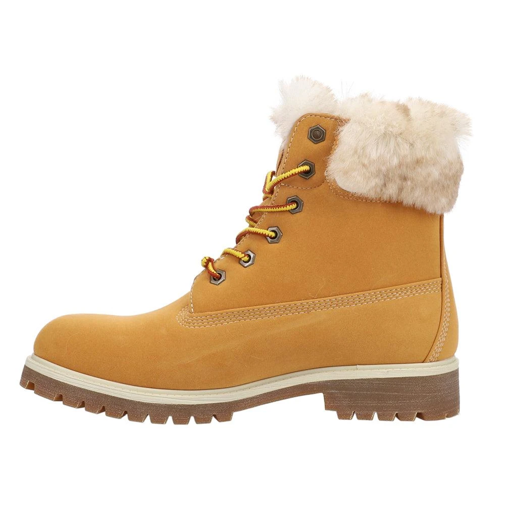 Lugz Convoy Faux Fur Round Toe Lace Up Boots 3