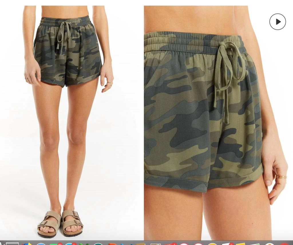 Z Supply Z Supply - Women's Lala Camo Shorts 1