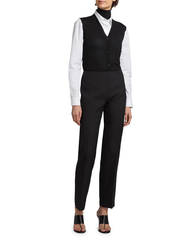 The Row Vesco Wool Cigarette Pants 2