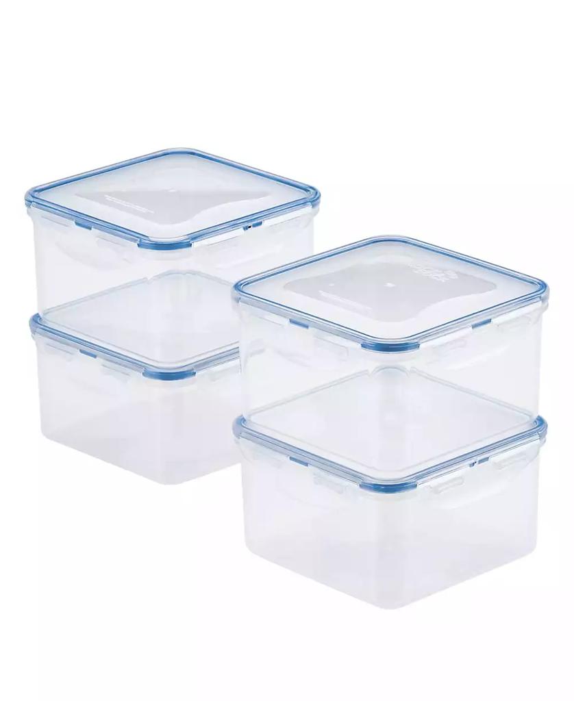 Lock & Lock Easy Essentials Square 41-Oz. Food Storage Container, Set of 4