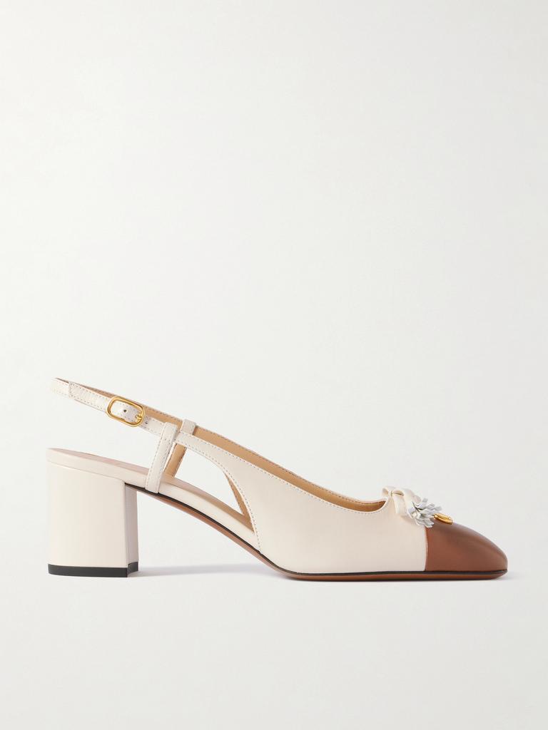 Valentino Caramel leather Plaster Caster slippers - Compare