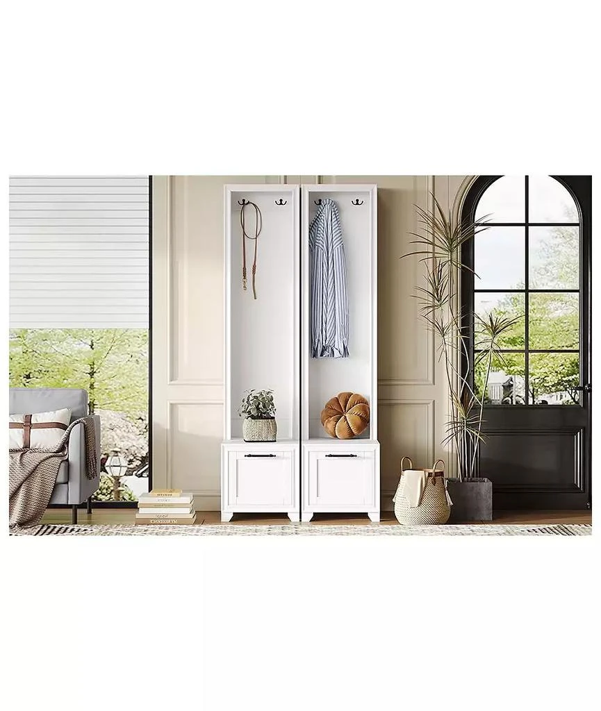 Streamdale Furniture Hall Tree Set of 2 - Entryway Coat Rack 
Bench 6