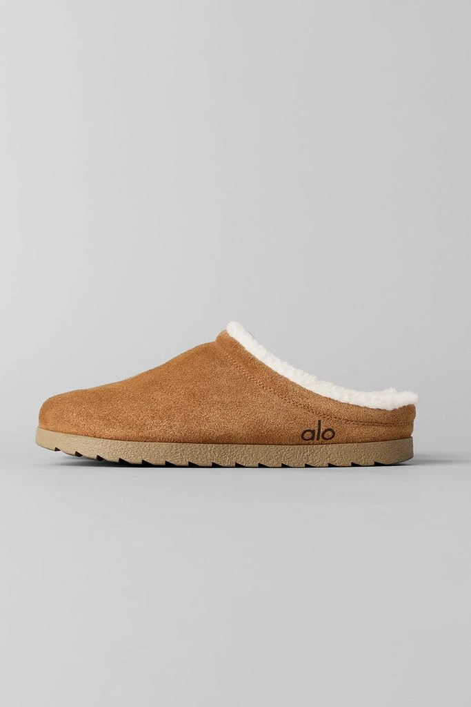 Alo Recovery Slipper - Saddle/Ivory 1