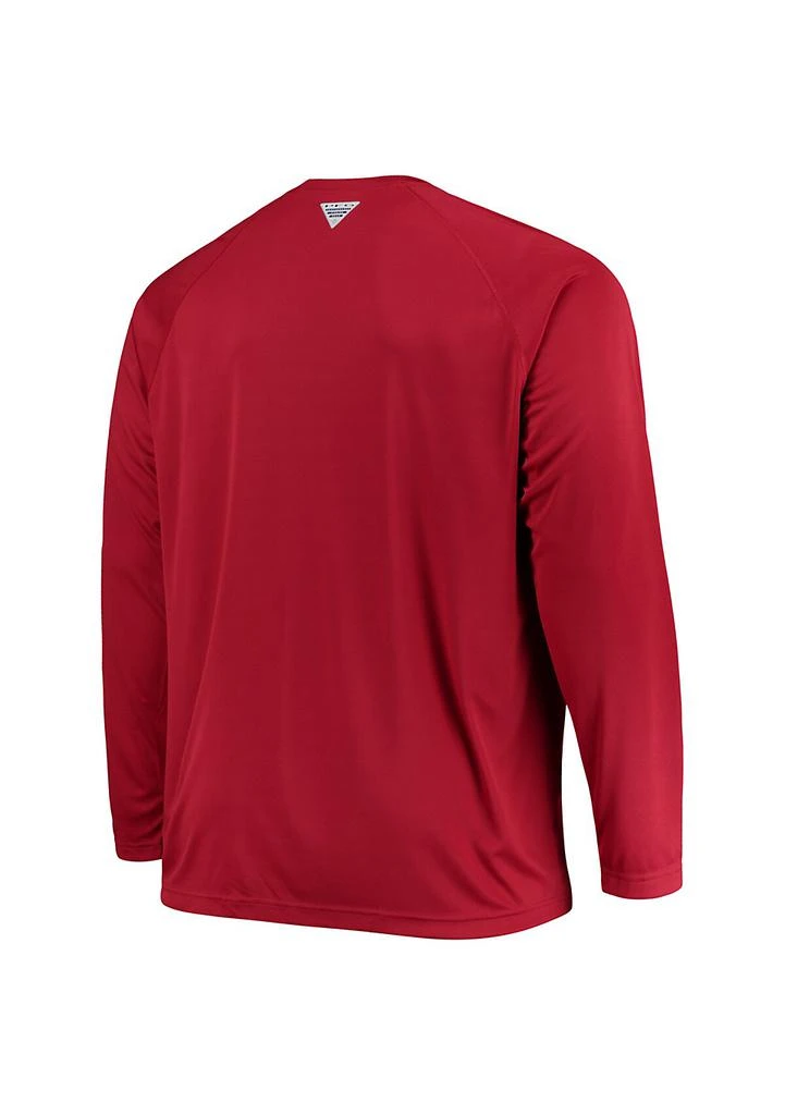 Columbia NCAA Oklahoma Sooners Big 
Tall Terminal Tackle Raglan Omni-Shade Long Sleeve T-Shirt 3