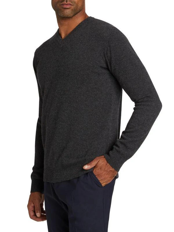 Saks Fifth Avenue ​COLLECTION Cashmere V-Neck Sweater 3