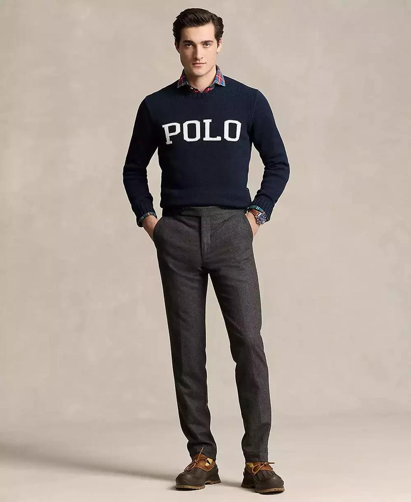 Ralph Lauren Men's Logo-Intarsia Cotton Sweater 4