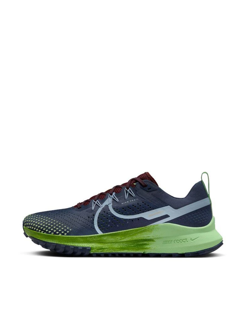 Nike Running Nike Running React Pegasus Trail 4 trainers in navy