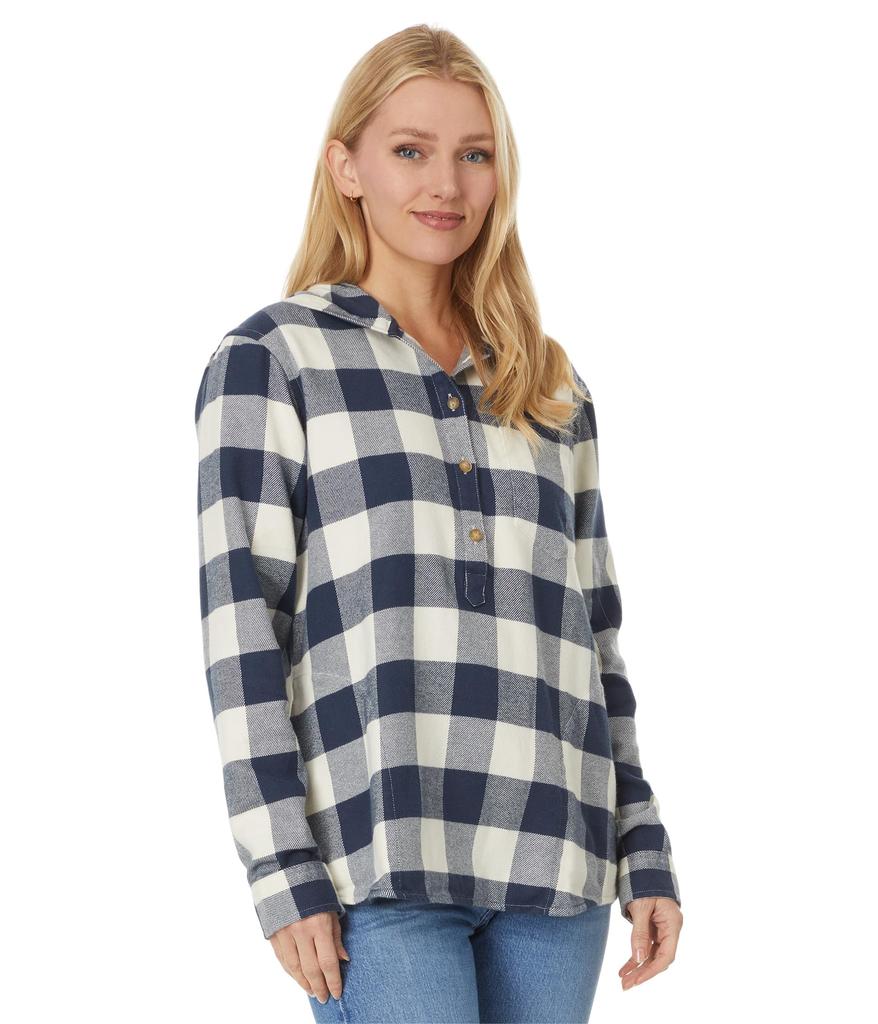 L.L.BEAN Midweight Flannel Hoodie