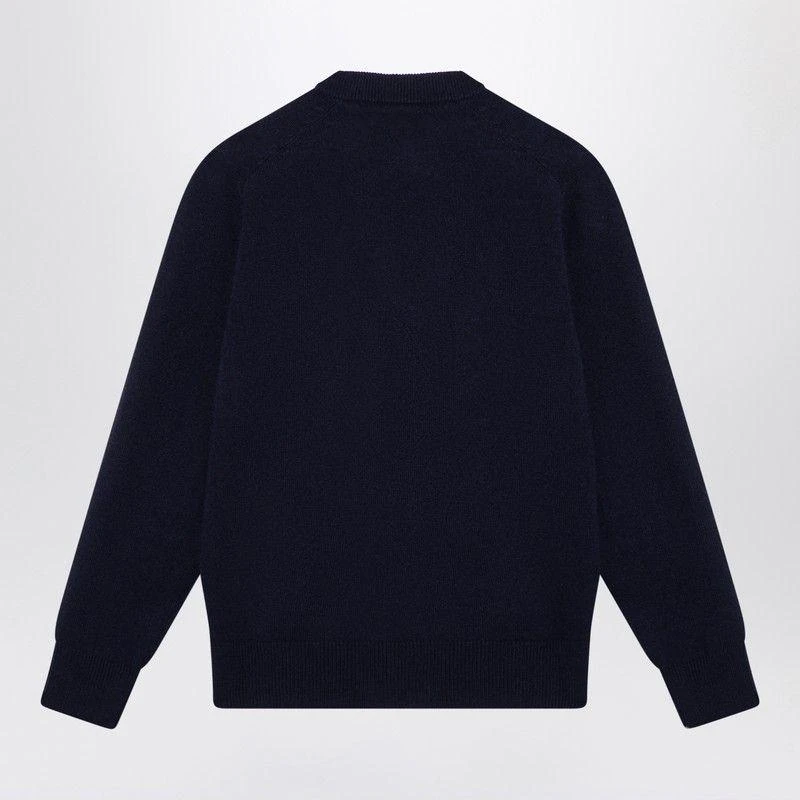 Brunello Cucinelli NAVY BLUE CASHMERE CARDIGAN 2