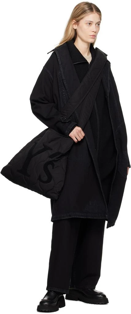 YOHJI YAMAMOTO Black Ribbon Tote 4