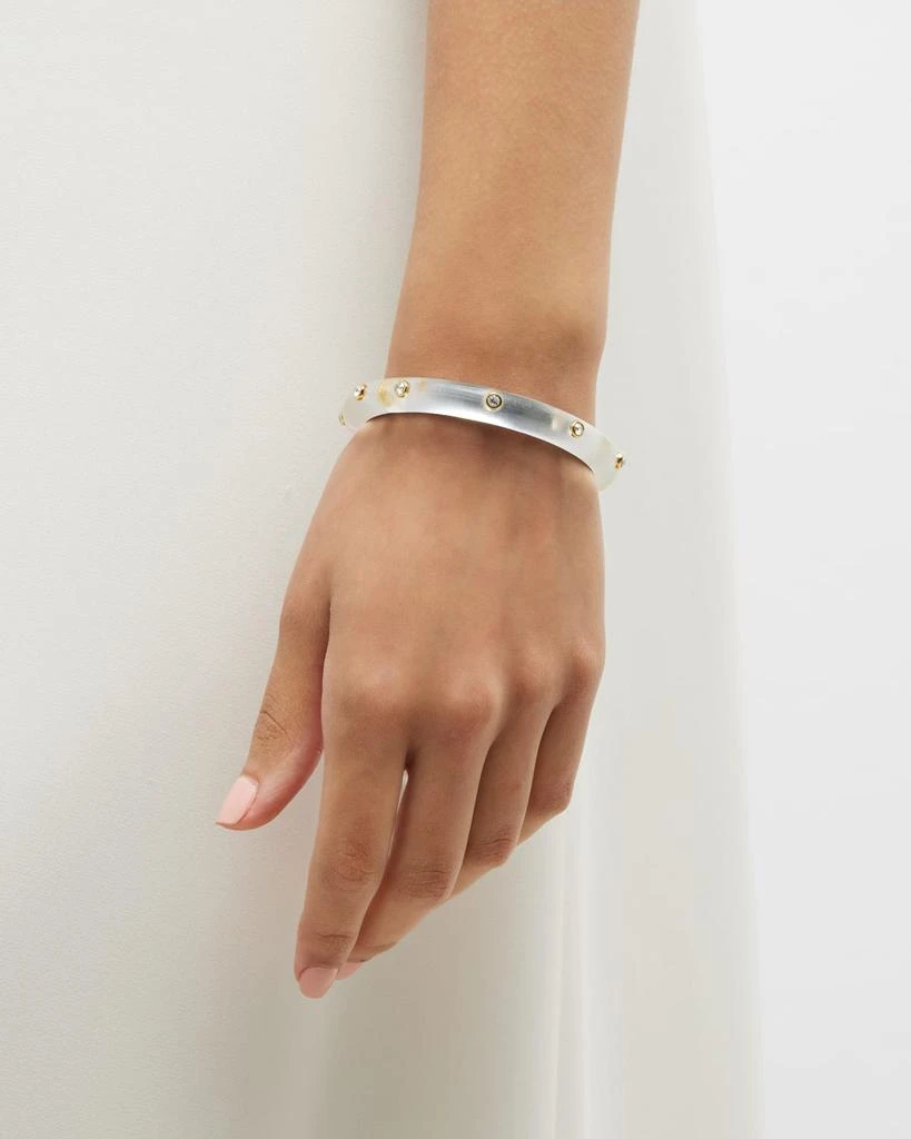 Alexis Bittar Crystal Studded Hinge Bracelet 3
