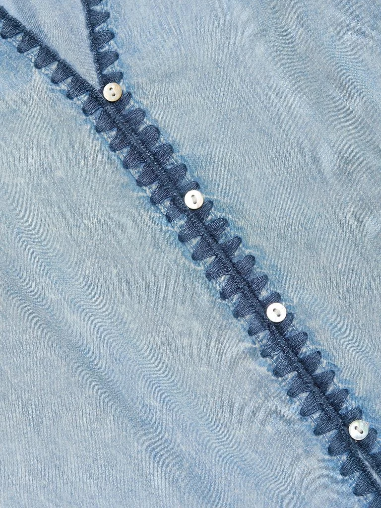 Rails Toshi Denim Peasant Top 5