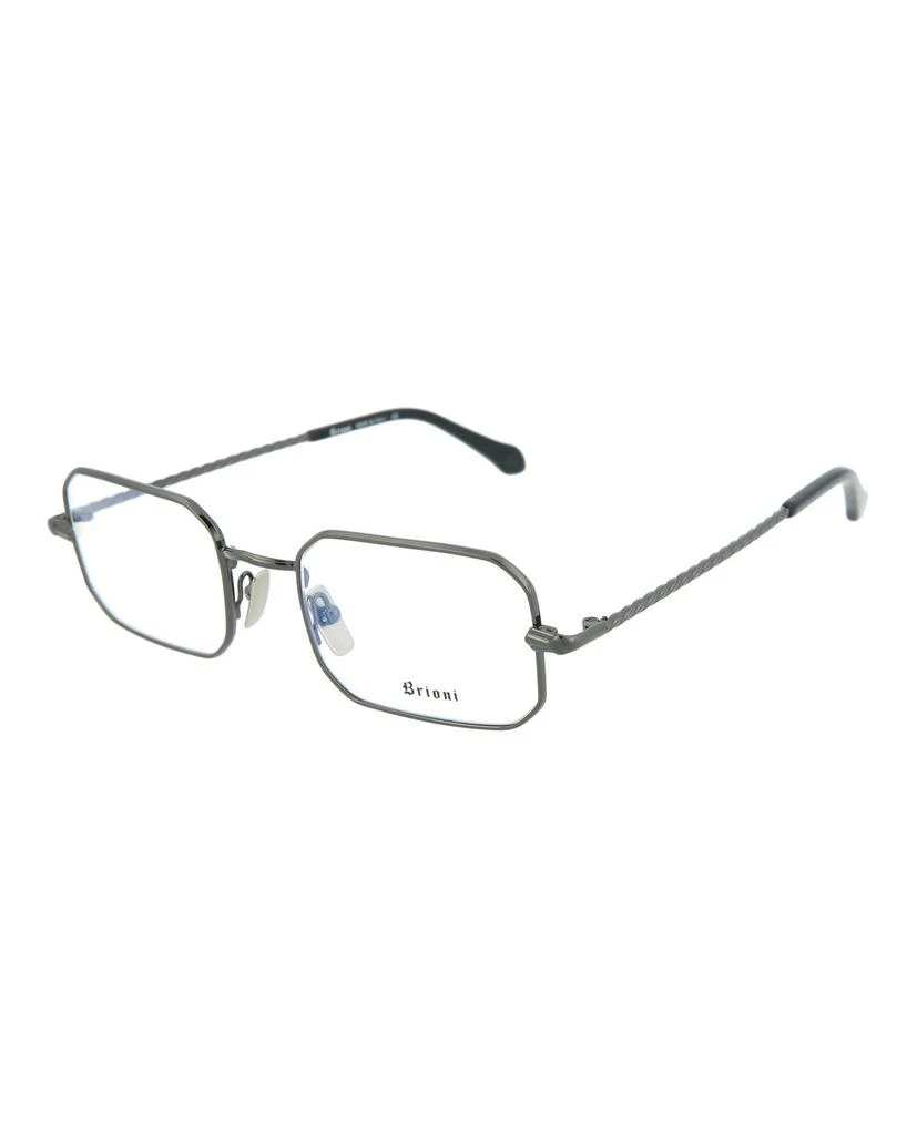 Brioni Square-Frame Metal Optical Frames 2