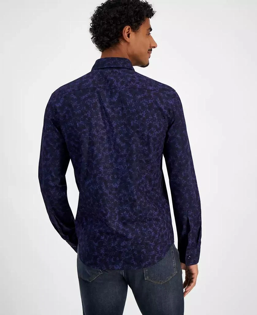 Hugo Boss Men's Ermo Slim Fit Printed Long Sleeve Button-Front Shirt 2