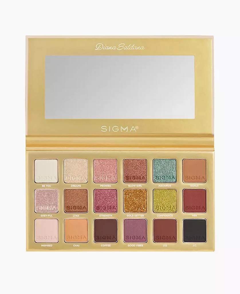 Sigma Beauty X Diana Saldana Eyeshadow Palette 1