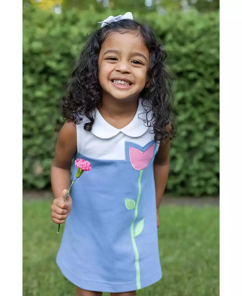 Florence Eiseman Baby Girl Pique Knit Dress With Tulip 3