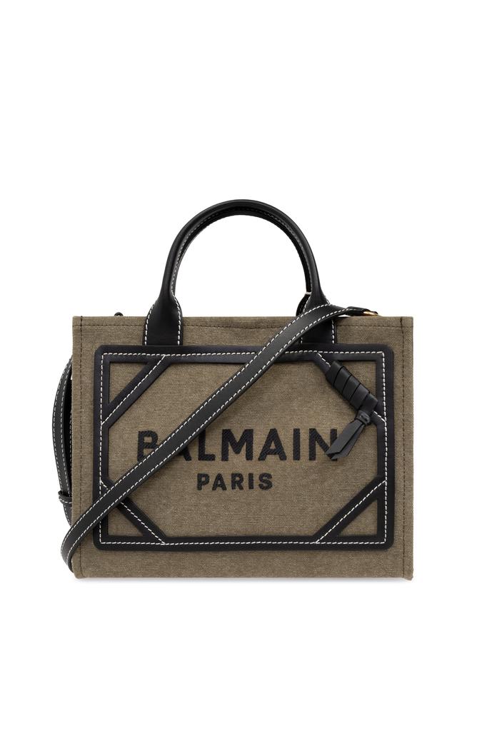 トートバッグ Balmain 1945 Soft Sponge Shopper Bag - Synthetic - Black Balmain Small 1945 Soft Tote Bag | Black | FARFETCH
