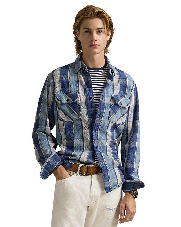 Ralph Lauren Classic Fit Plaid Flannel Workshirt 1