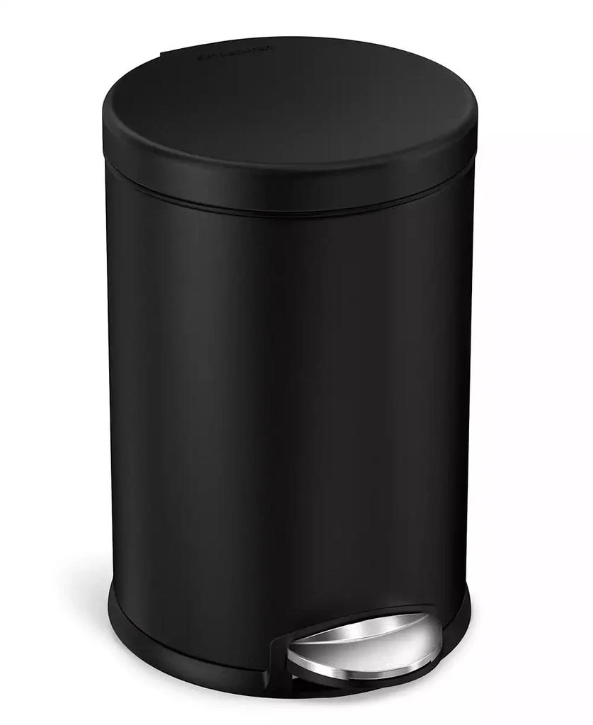 simplehuman Round Trash Can, 4.5 Liter 1