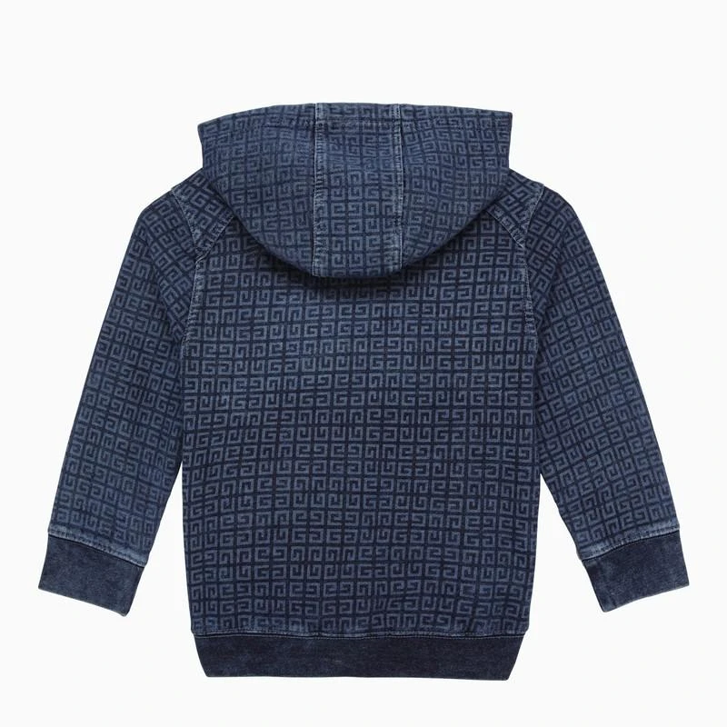 Givenchy Denim blue sweatshirt with 4G pattern 2