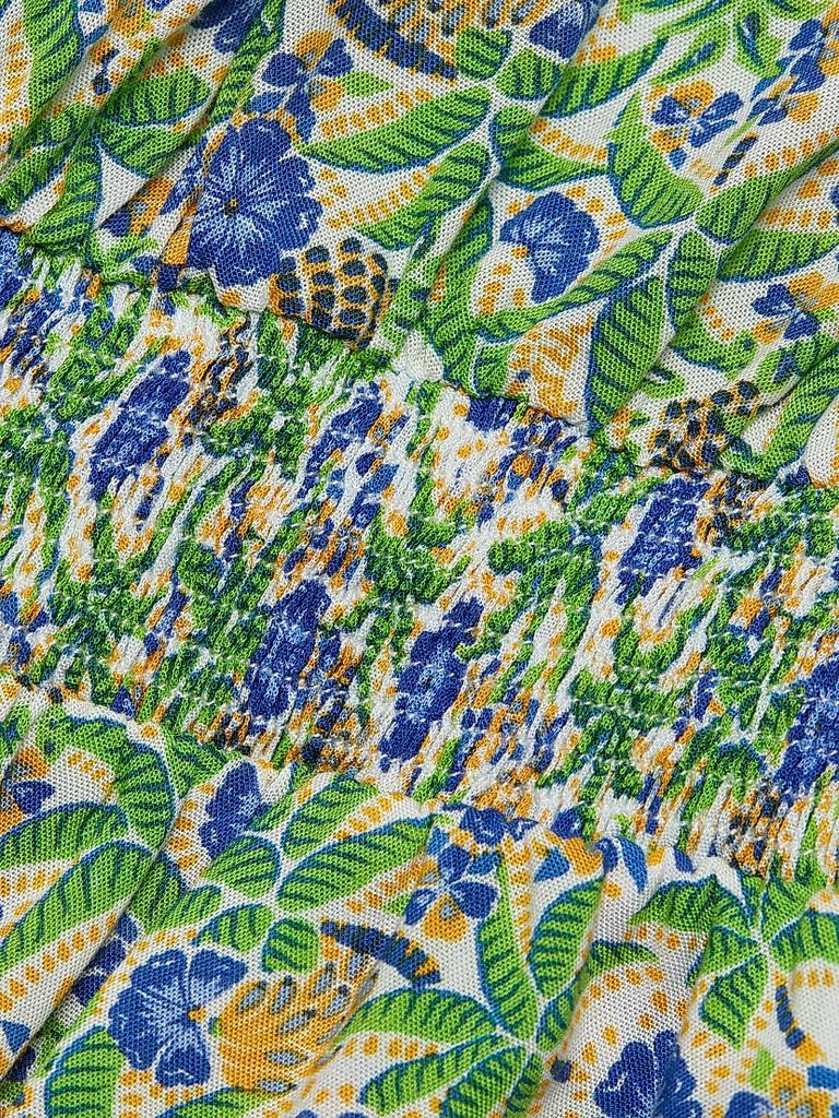 Poupette St Barth Sasha Floral Knit Drawstring Romper 7