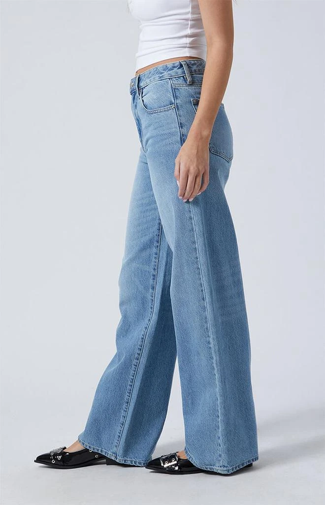 PacSun Jessie High Waisted Baggy Jeans Medium Indigo 3