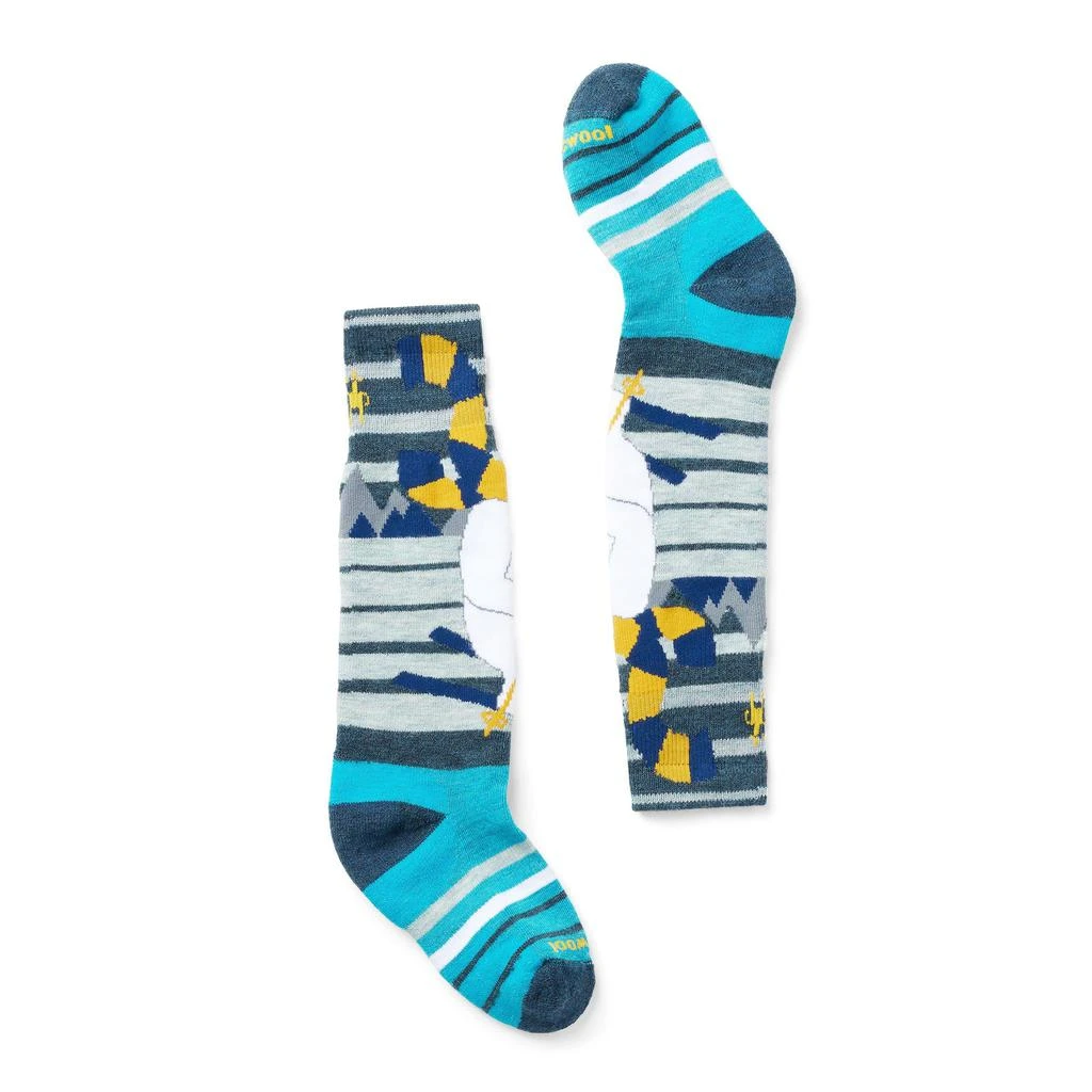 SmartWool Full Cushion Yeti Pattern Over The Calf Socks (Toddler/Little Kid/Big Kid) 1