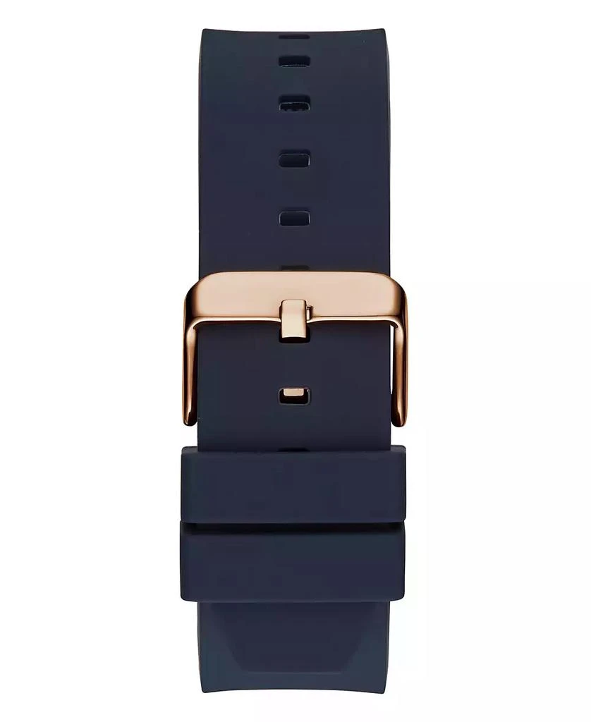GUESS Men's Multifunction Navy Silicone Watch 43mm 3