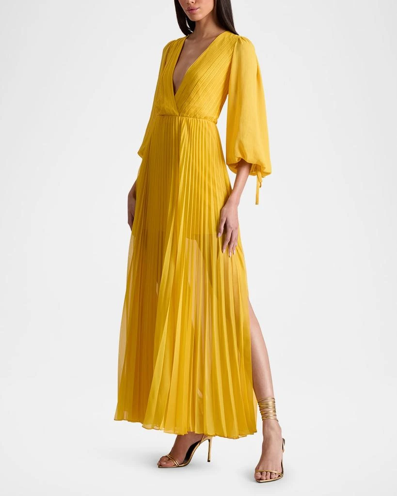 chinese dress ladies Alice + Olivia Delora Renaissance Fresco Maxi Dress  Audrey's of Naples