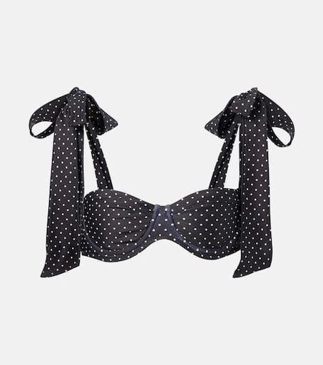Same Lady polka-dot bikini top 1