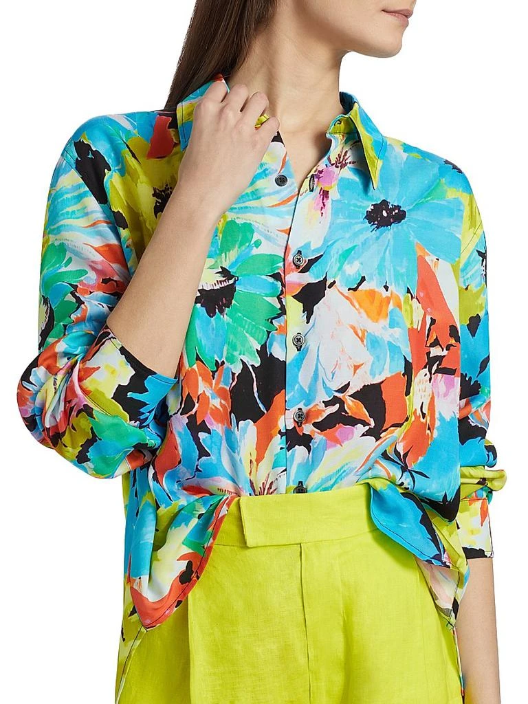 BruceGlen Brite Floral Button-Up Shirt 6