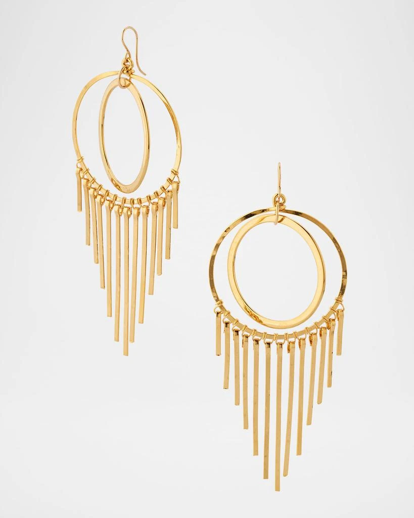 Devon Leigh 18K Gold-Plated Fringe Earrings 1