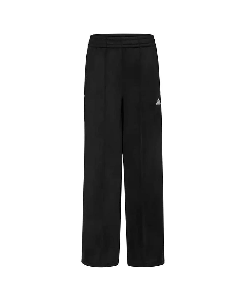 Adidas Big Girls Elastic Waistband Wide Leg Tricot Pant 4