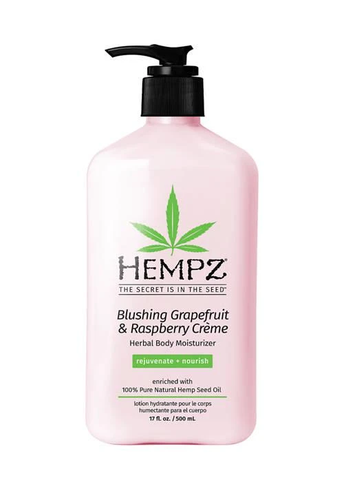 Hempz Blushing Grapefruit Raspberry Creme Herbal Body Moisturizer 1