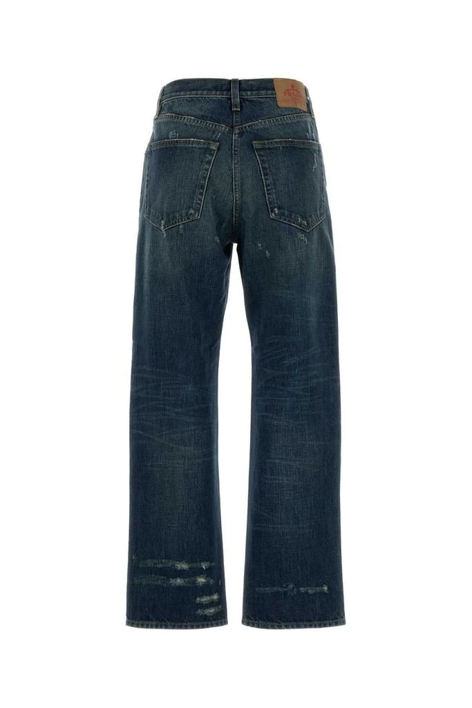 Prada Prada Logo-Patch Distressed Jeans 2