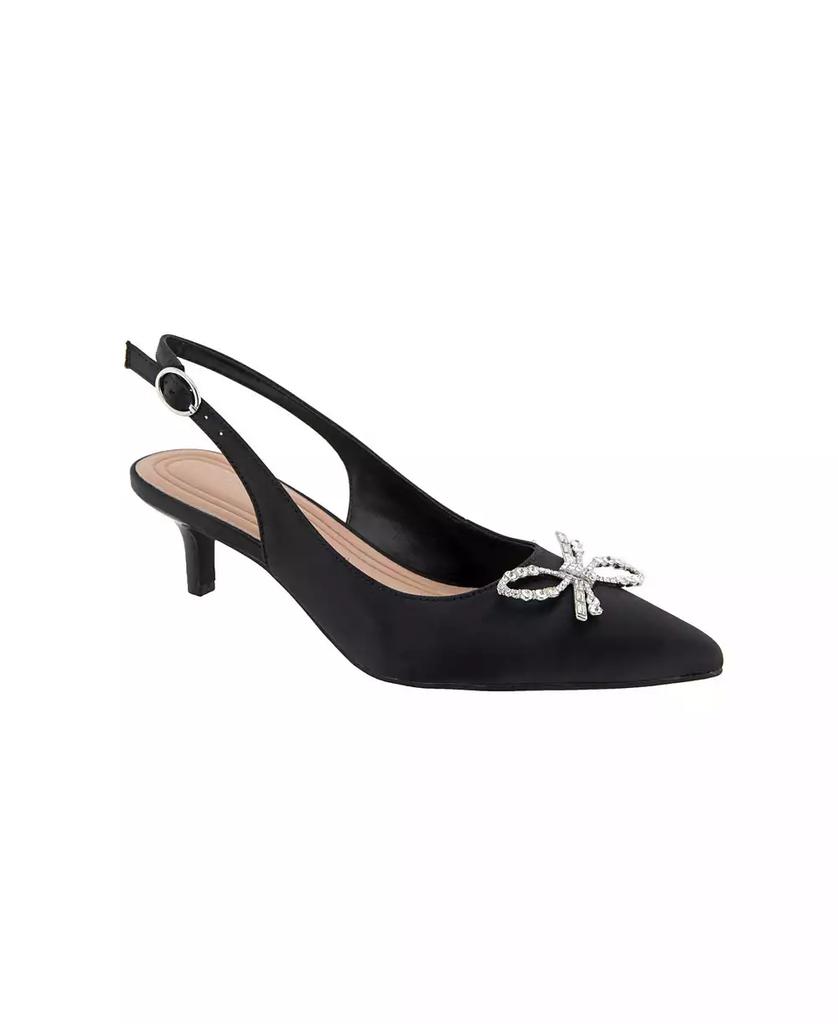 BCBG Women's Donna Slingback Bow Dress Pumps