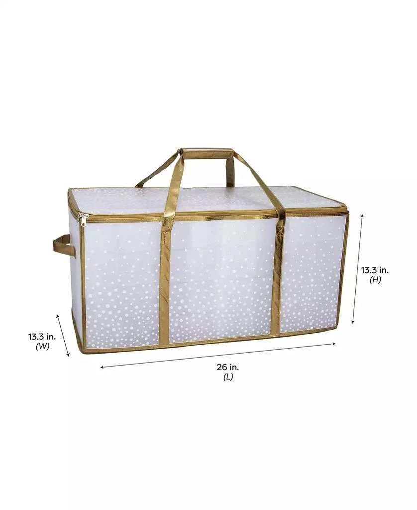 Simplify 128 Count Ornament Storage Organizer in Gold 3