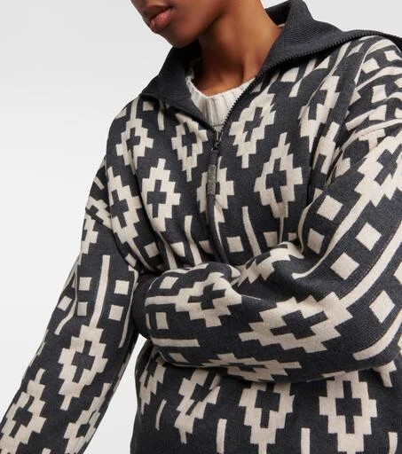 Brunello Cucinelli Vintage Jacquard wool-blend sweater 5