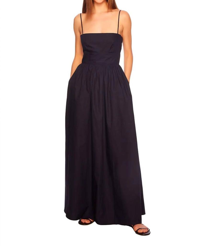 Susana Monaco Susana Monaco - Poplin Open-back Maxi Dress
