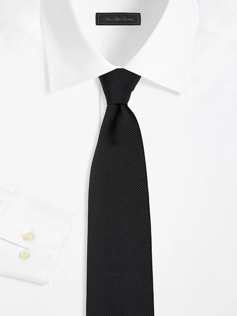 Paul Stuart Ribbed Silk-Blend Tie 2