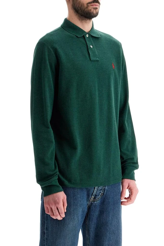 Ralph Lauren Men's Custom Slim Fit Long Sleeve Polo Shirt 2