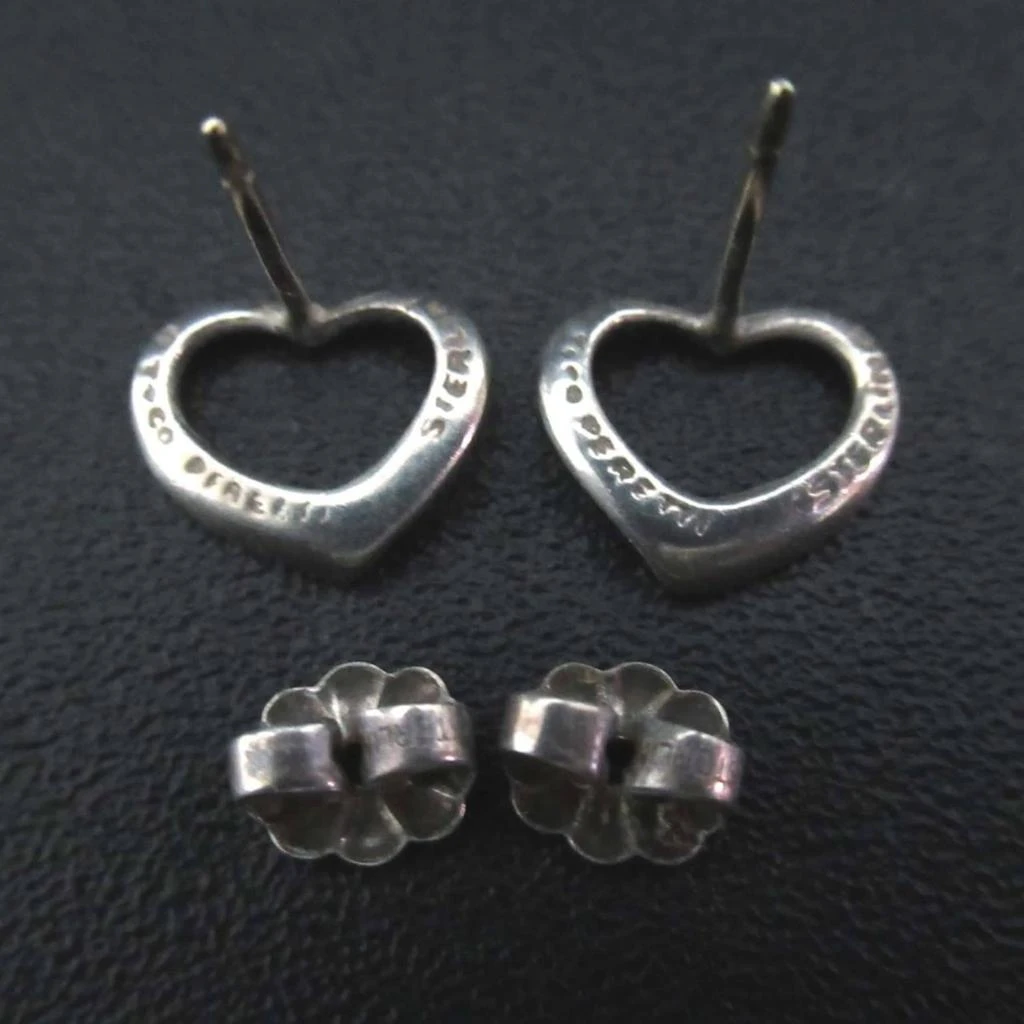 Tiffany 
Co. Open Heart Sterling Stud Earrings (Pre-Owned) 2