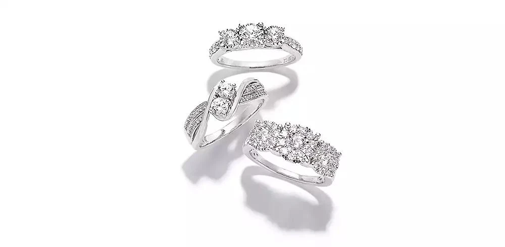 Macy
s Two Souls, One Love® Diamond Anniversary Ring (1/2 ct. t.w.) in 14k Gold or White Gold 6