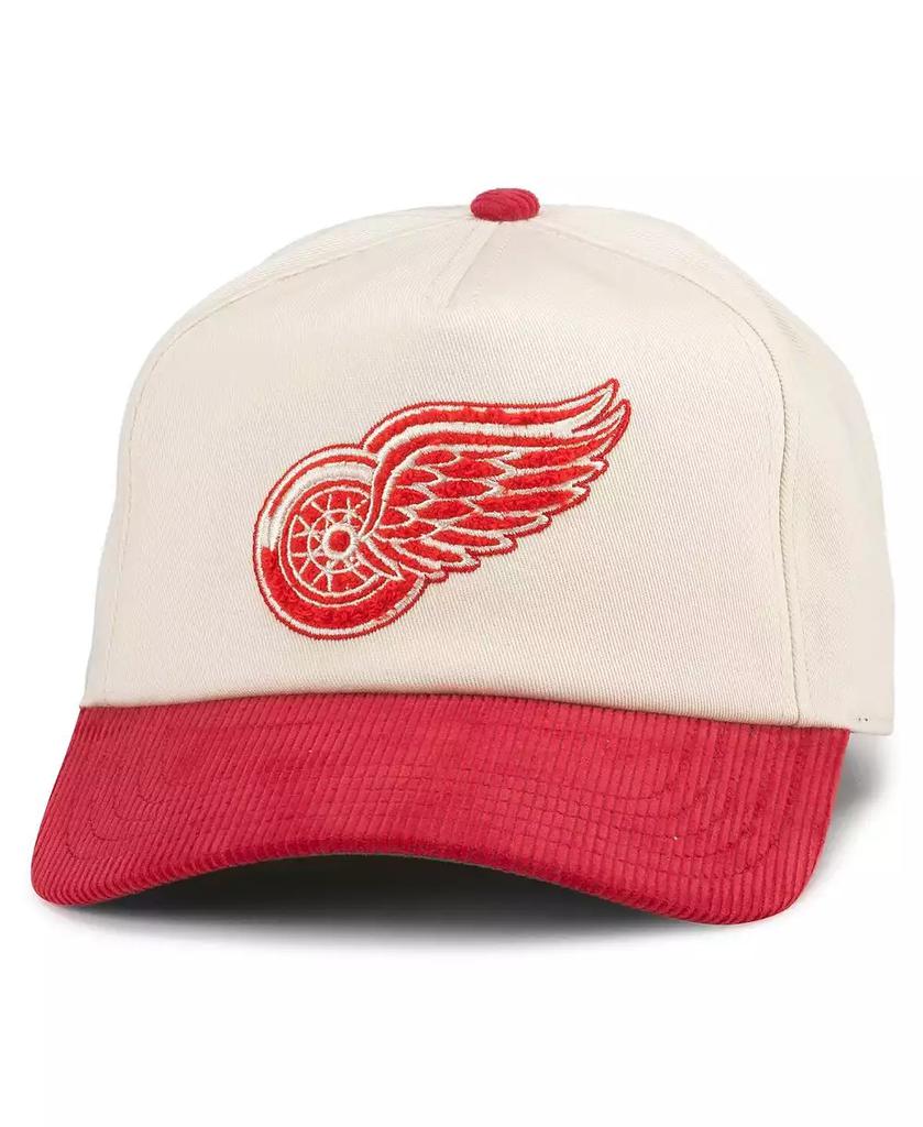 American Needle Men's Cream, Red Detroit Red Wings Burnett Adjustable Hat