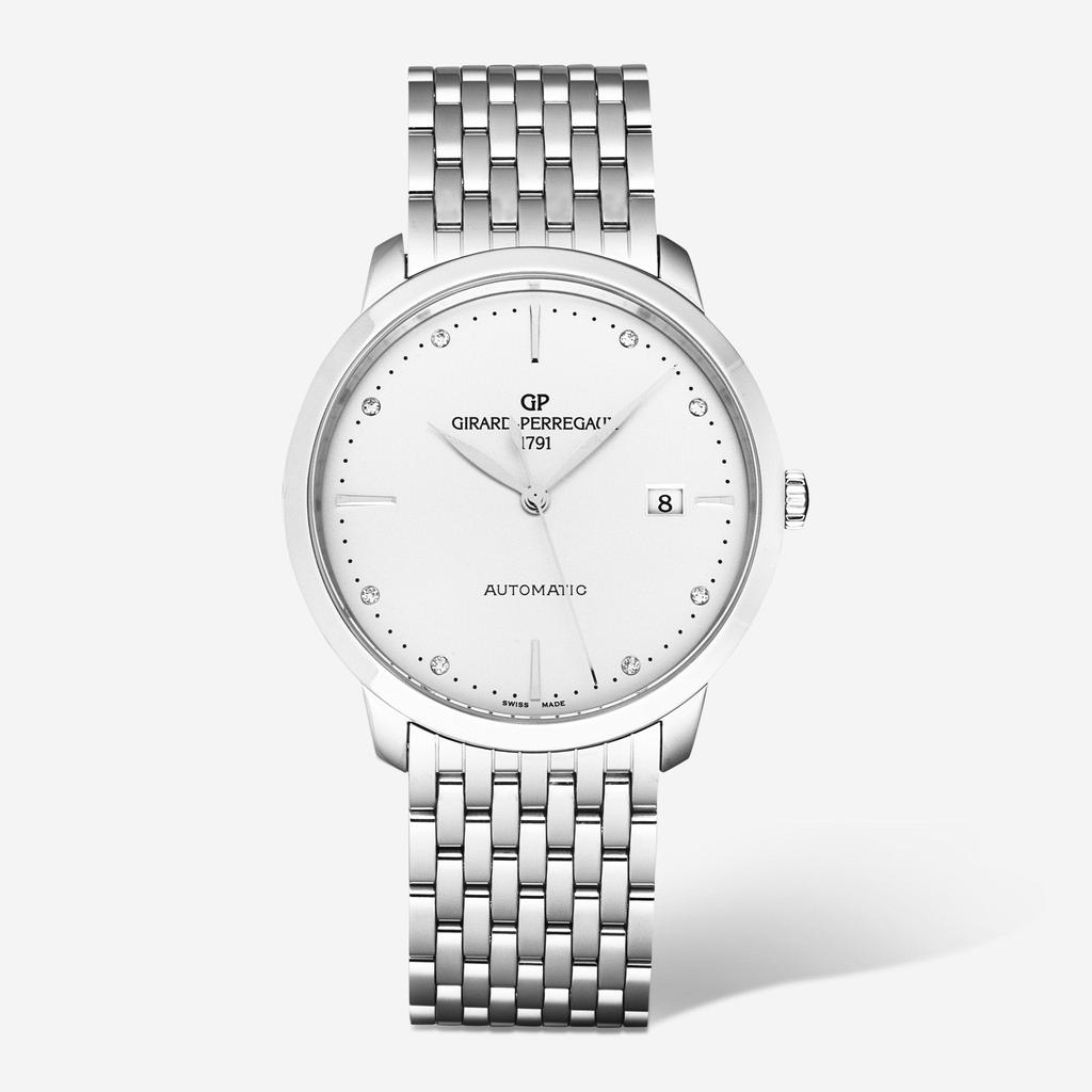 Girard-Perregaux Girard-Perregaux 1966 Silver Dial Stainless Steel Automatic Ladies Watch 49555-11-1A1-11A