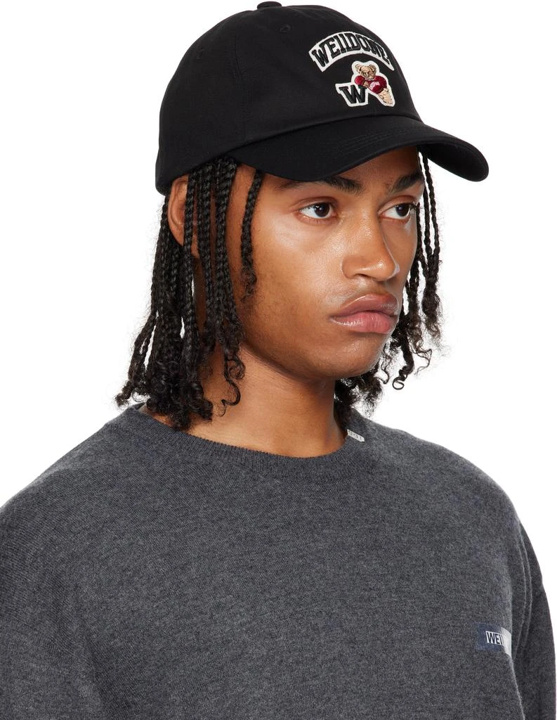 We11done Black Varsity Logo Cap 2