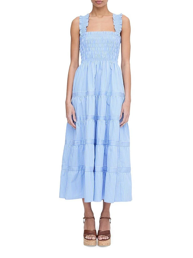 white christmas dresses The Maternity Cosima Nap Dress Bluebird | M main image 1