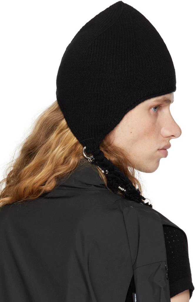 Hyein Seo Black Tassel Charm Beanie 3