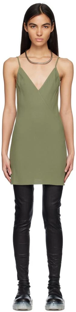 green emerald velvet dress Paiva Slip Dress in Satin Kelly Green