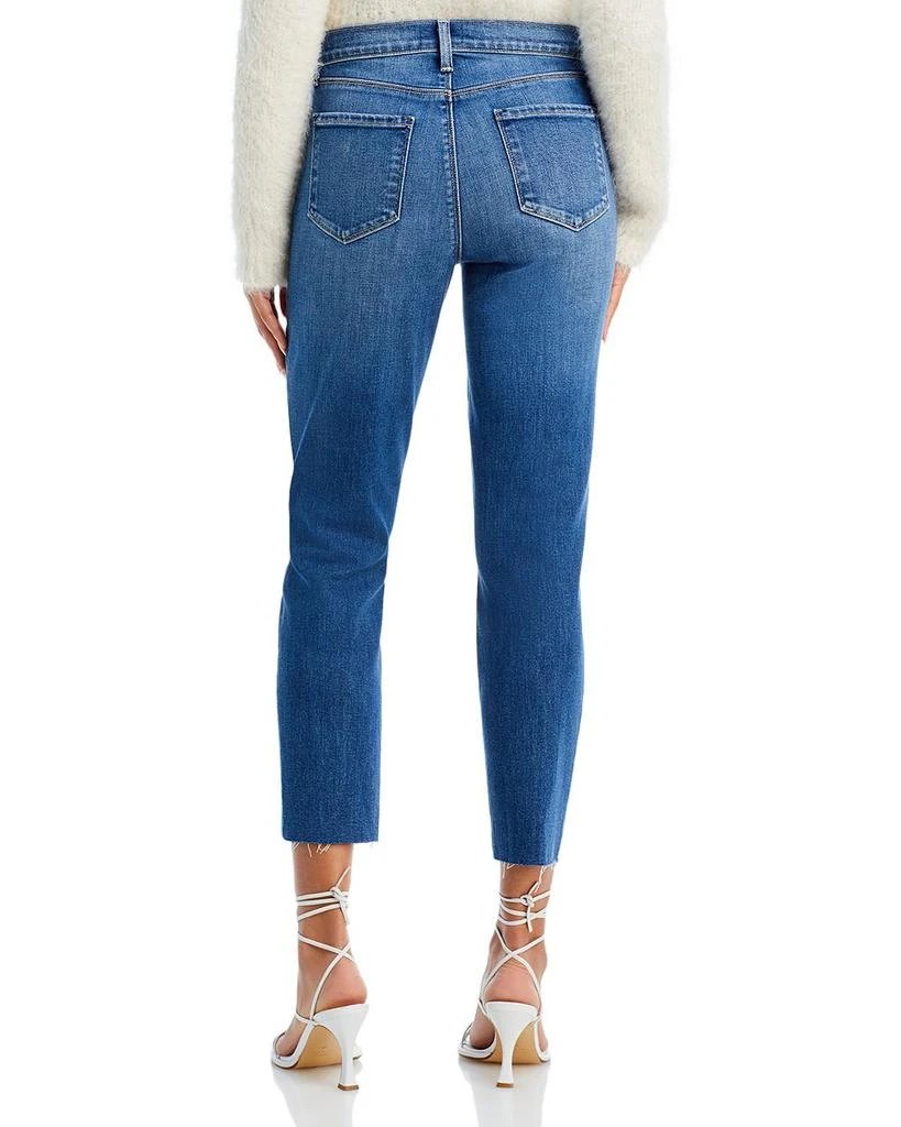 L'Agence Sada High Rise Cropped Slim Leg Jeans in Cambridge 2